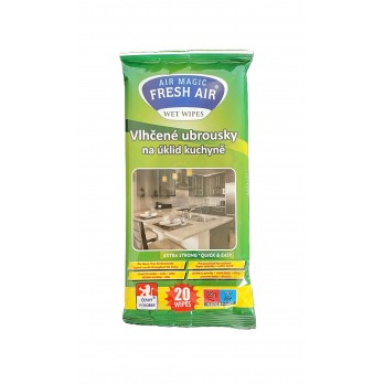 VLHČENÉ UBROUSKY na úklid kuchyně - 20 ks