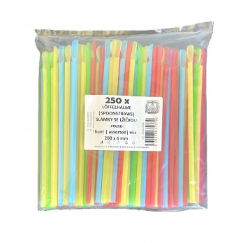 BRČKO se lžičkou barevné - 250 x 6 mm, 250 ks