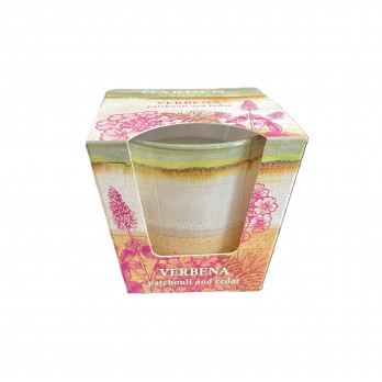 GARDEN CANDLE SVÍČKA VE SKLE - Verbena patchouli and cedar, 115 g