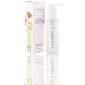 SNOW MUSHROOM Pleťový toner s AHA a reishi