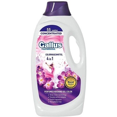 Gallus Professional PARFÉMOVANÝ PRACÍ GEL 4v1 4,05 L COLOR,112 pracích dávek