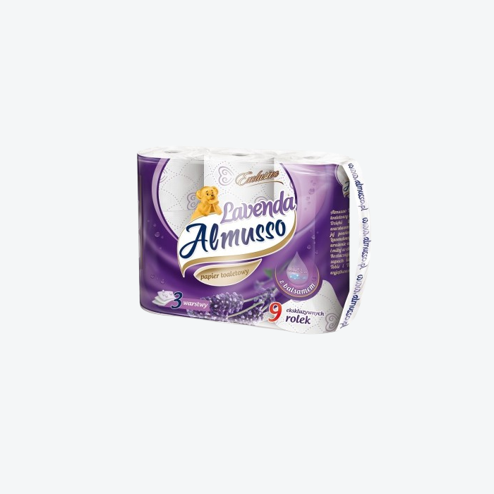almusso-lavenda-9-roli Almusso Lavenda Toaletní papír 3 vrstvý 9 rolí