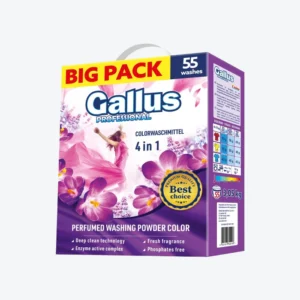 Gallus Prací prášek 4v1 barevné prádlo 55 dávek