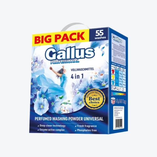 Gallus Prací prášek 4v1 universal 55 dávek
