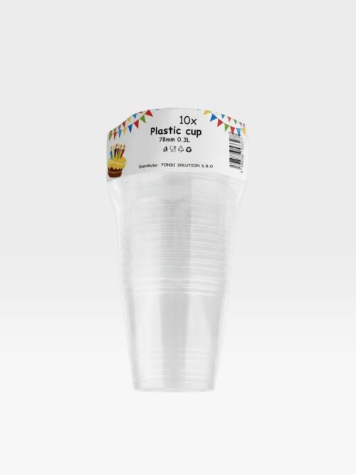 Kelímek PET 0,3 L / 10 ks