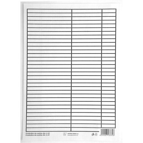 10093-large_default Podložka do sešitů A4 PVC - linka / linka