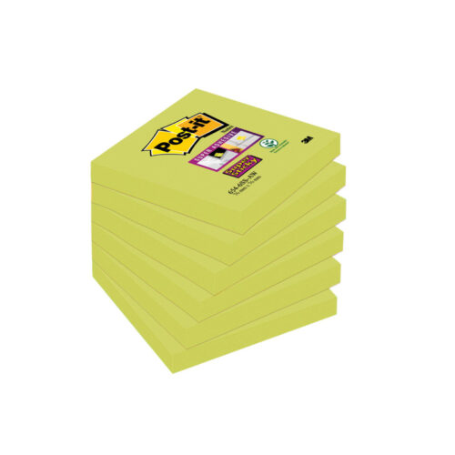 11162-large_default Samolepicí bločky Post-it silně lepící - 76 mm x 76 mm / 90 lístků / neon zelená