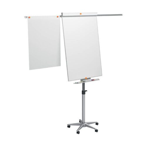 11801-large_default Mobilní tabule Flipchart Nano Clean - Classic s výsuvnými rameny
