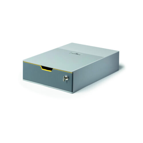 11901-large_default Zásuvkový box VARICOLOR® SAFE - 1 zásuvka + zámek / šedá