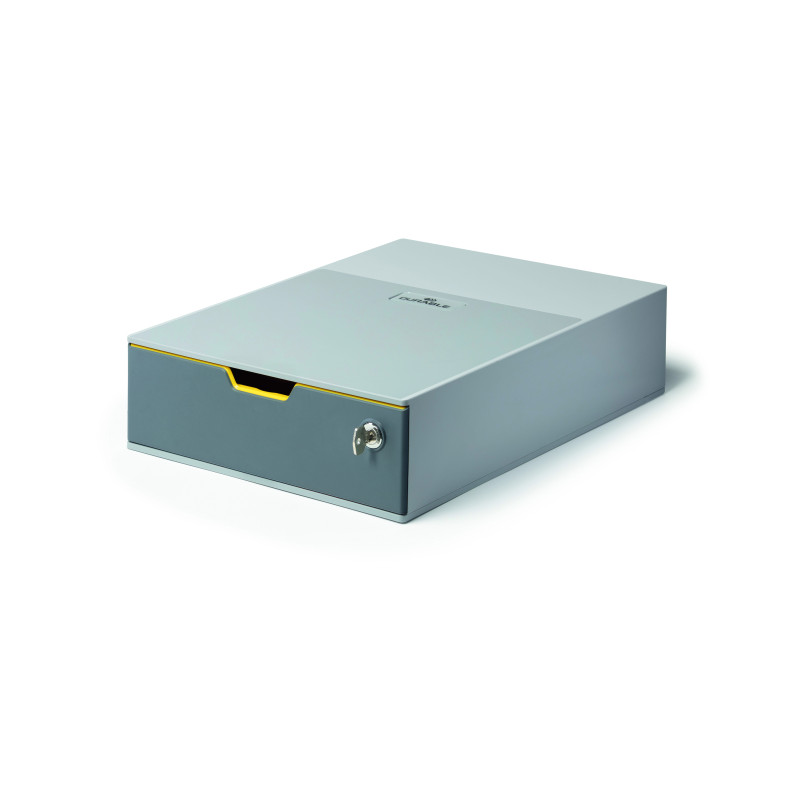 11901-large_default Zásuvkový box VARICOLOR® SAFE - 1 zásuvka + zámek / šedá