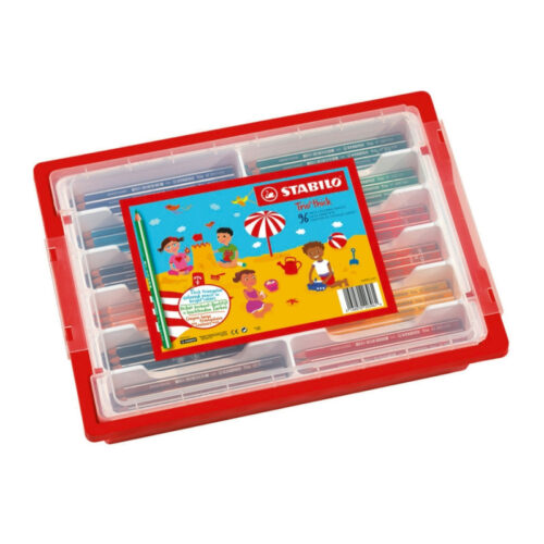 Pastelky STABILO® Trio silná / 96 ks / Box