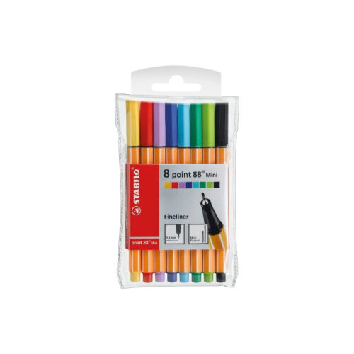 Liner STABILO® point 88 MINI - sada 8 ks