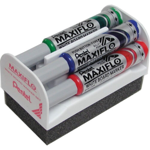 11979-large_default Popisovač Pentel MAXIFLO MWL5M - sada 4 ks + houbička