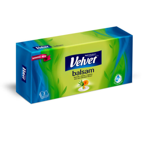 12009-large_default Kapesníčky papírové Velvet Balsam - třívrstvé / 70 ks