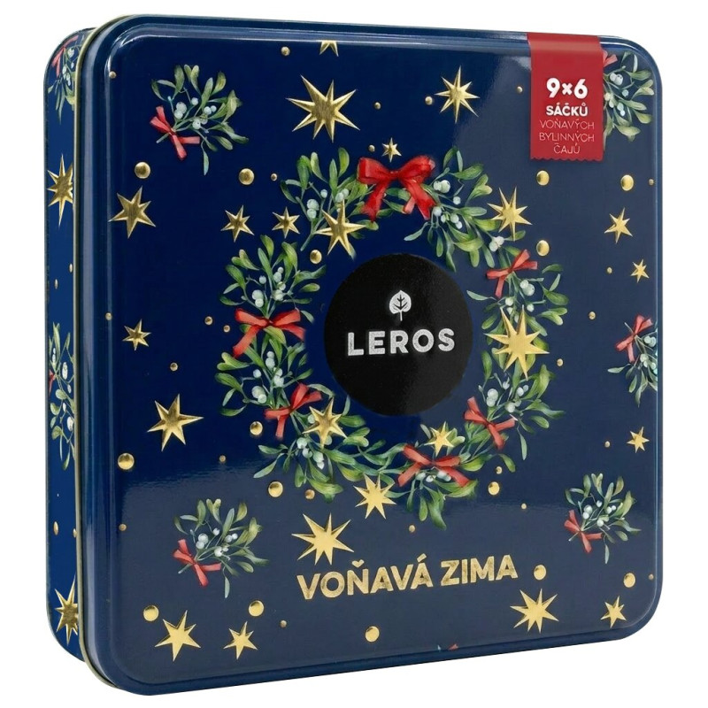 Dárková kazeta čajů Leros - Voňavá zima / 9 x 6 ks