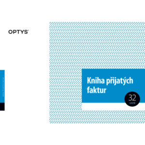 Optys 1009 kniha faktur přijatých 32 listů A4