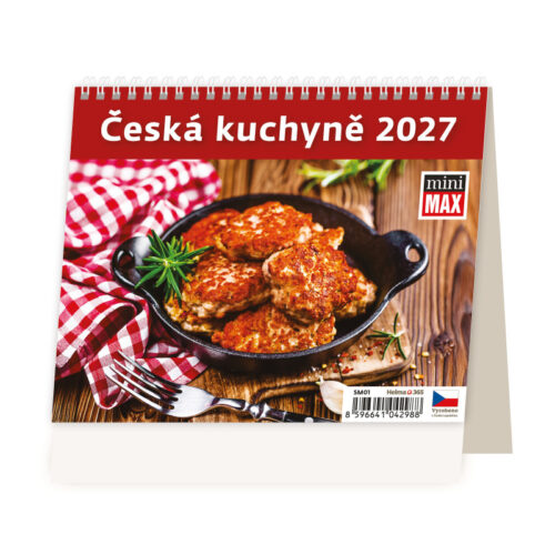Kalendář stolní MINI - Česká kuchyně / SM01