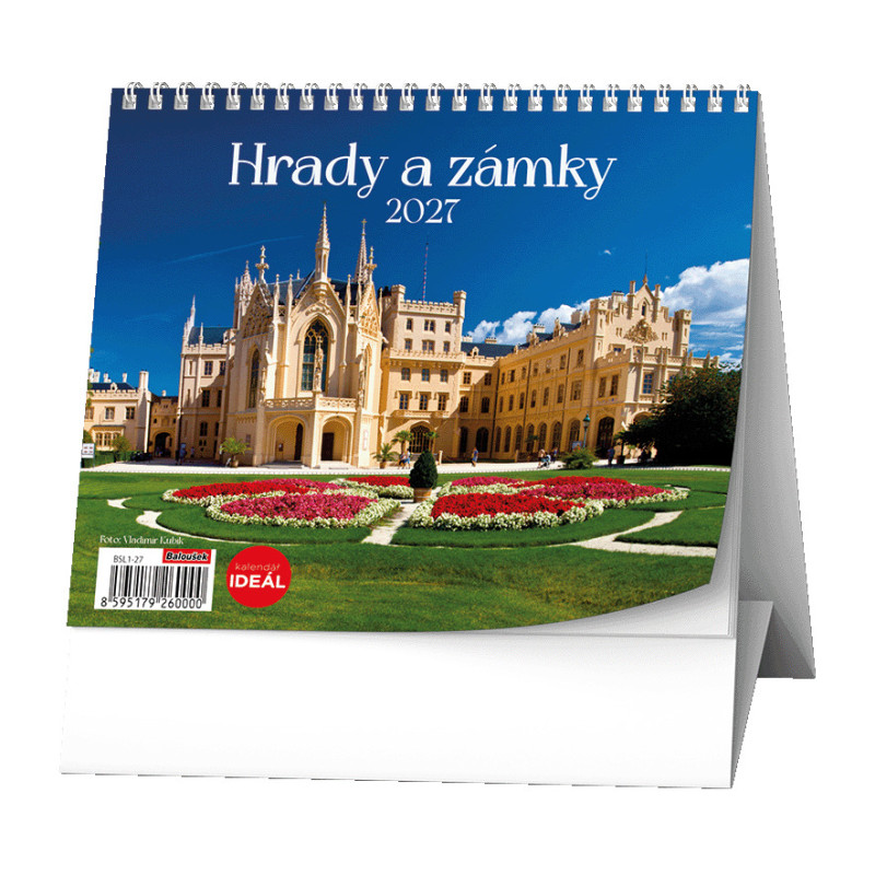 Kalendář stolní MINI - Hrady a zámky / BSL1