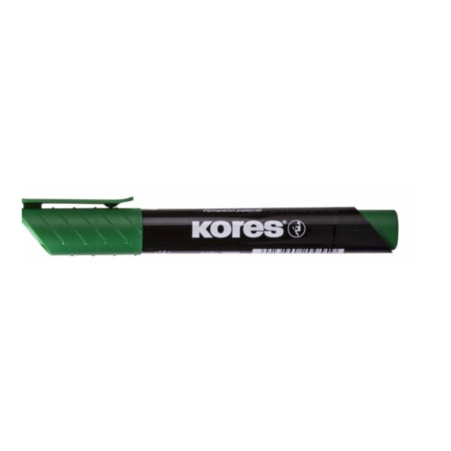 12877-large_default Popisovač Kores K-Marker Permanent - zelená / kulatý hrot