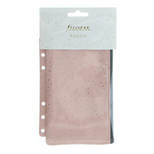 Náplň Multi Filofax Confetti osobní A5 penál na zip / Rose Quartz