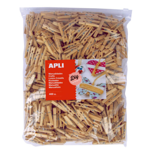 13643-large_default Dřevěné kolíčky APLI Jumbo přirodní / 400 ks