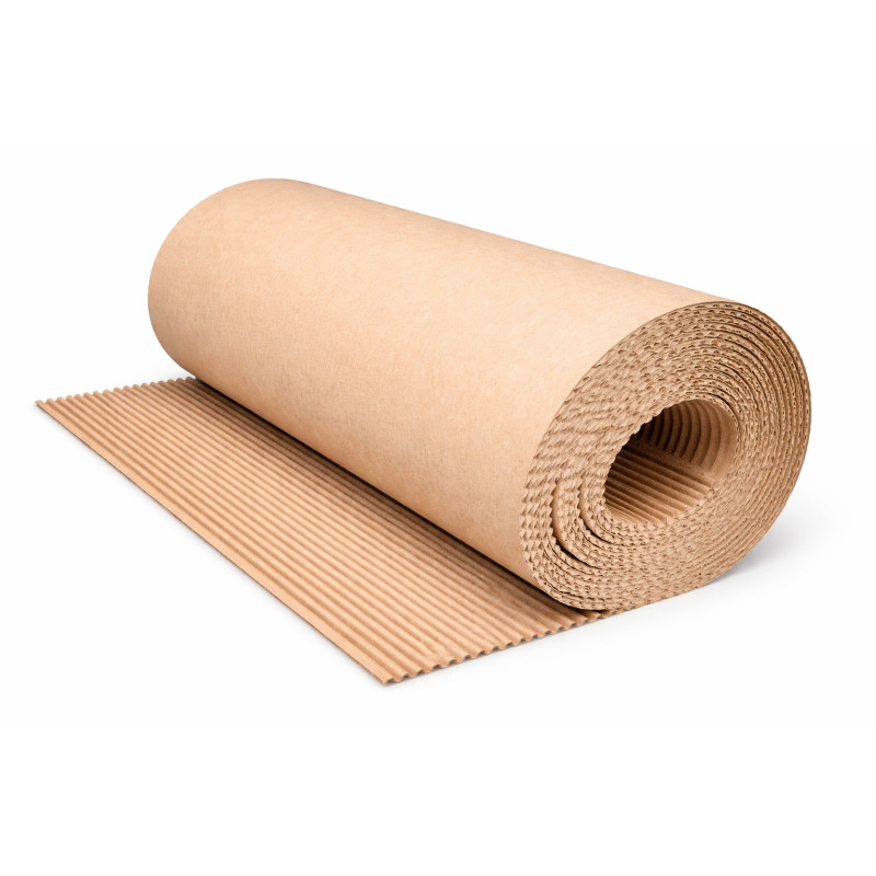Vlnitá lepenka - role šíře 105 cm / návin 10 m