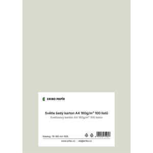 13942-large_default Barevný karton - A4 / 160 g / světle šedá