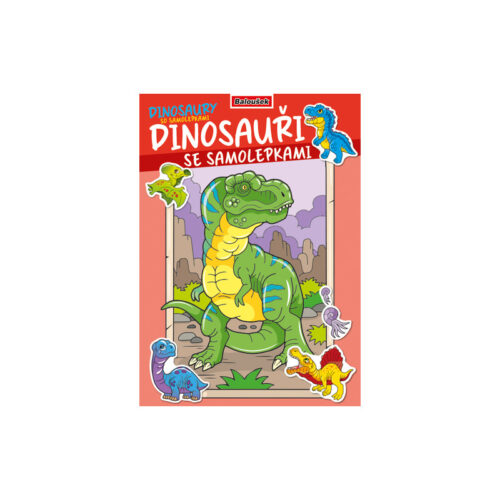 14150-large_default Omalovánka A4 se samolepkami - Dinosauři