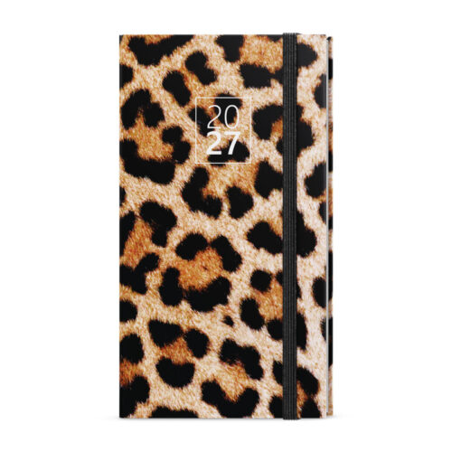 Diář kapesní LAMINO - týdenní / Leopard