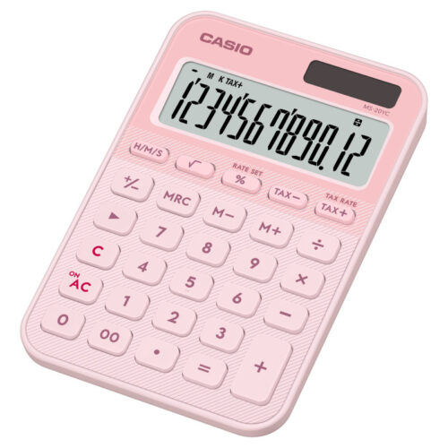 15621-large_default Kalkulačka Casio MS 20 YC - 12 míst / růžová