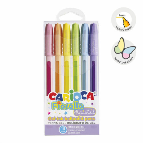 15812-large_default Gelový roller Carioca Fiorella - 6 ks / mix pastel