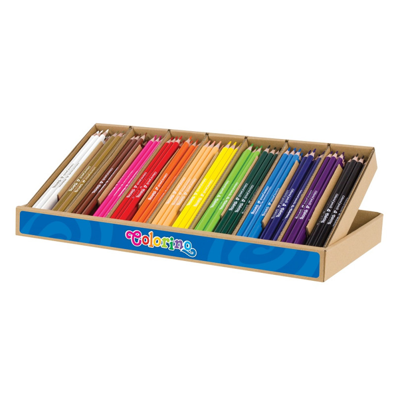 1594-large_default Pastelky Colorino trojhranné BIG Pack / 168 ks / 12 x 14 barev
