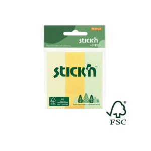 Samolepicí záložky Stick´n by Hopax FSC - 76 x 25 mm / 3 x 50 lístků / pastelové barvy