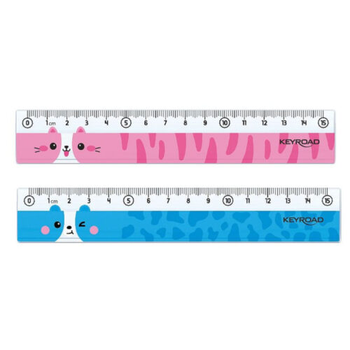 Pravítko KEYROAD 15 cm - mix zvířátka
