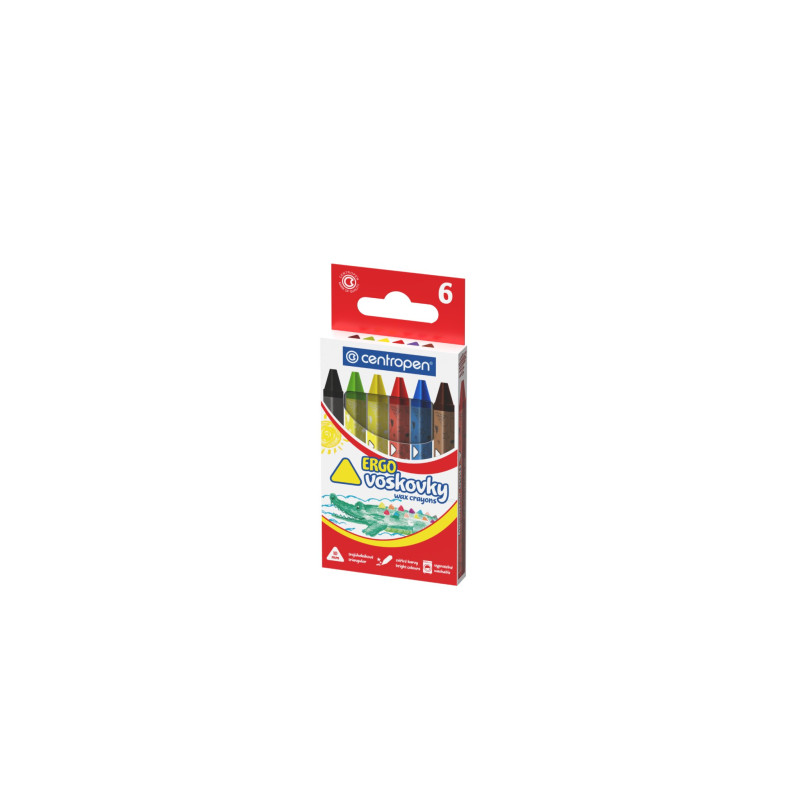 16819-large_default Pastelky voskové Centropen 9531 trojhranné - 6 barev