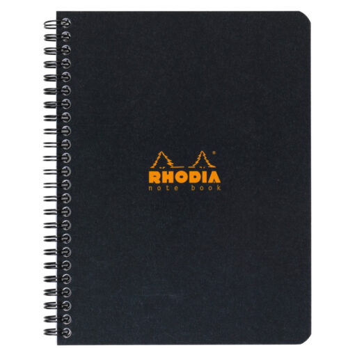 16901-large_default Blok kroužkový Clairefontaine Rhodia A5+ - linka / 80 listů / černá