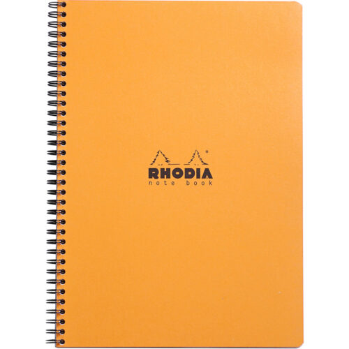 16912-large_default Blok kroužkový Clairefontaine Rhodia A4+ - linka / 80 listů / oranžová
