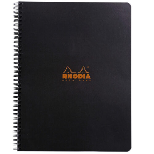 16914-large_default Blok kroužkový Clairefontaine Rhodia A4+ - čtvereček / 80 listů / černá
