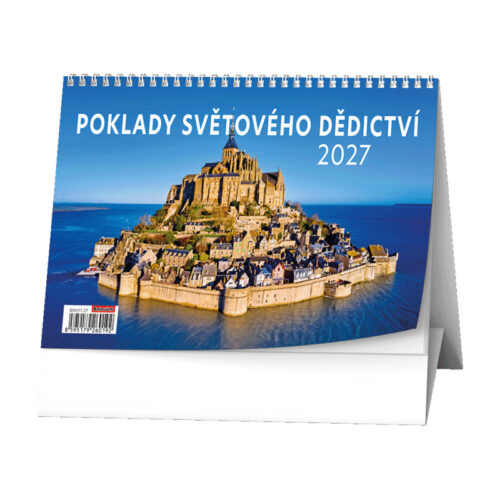 17140-large_default Kalendář stolní - Poklady světového dědictví / BSH11