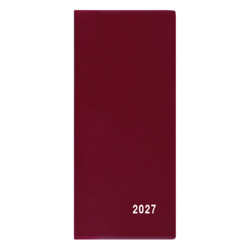 17398-large_default Diář kapesní PVC - měsíční / bordó