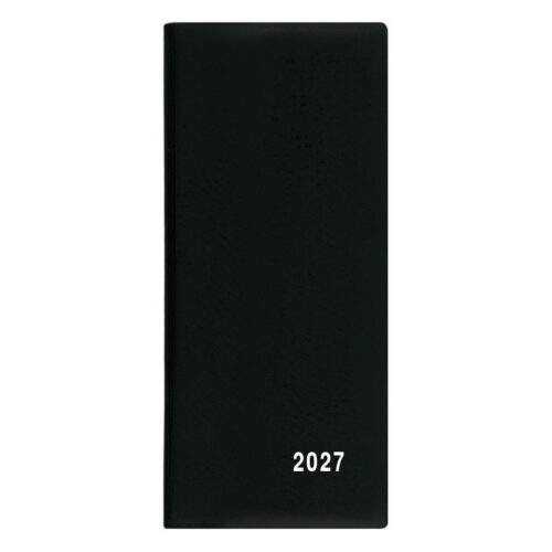 17400-large_default Diář kapesní PVC - měsíční / černá