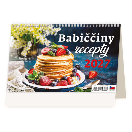 17633-large_default Kalendář stolní - Babiččiny recepty / S01