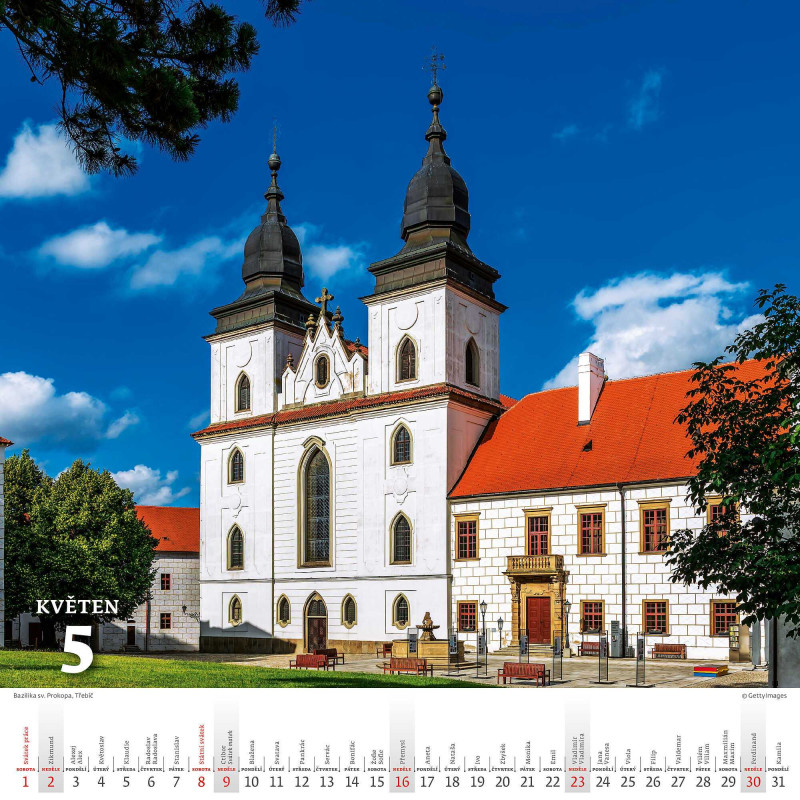 1768-large_default Kalendář nástěnný - Křížem krážem ČR / N173
