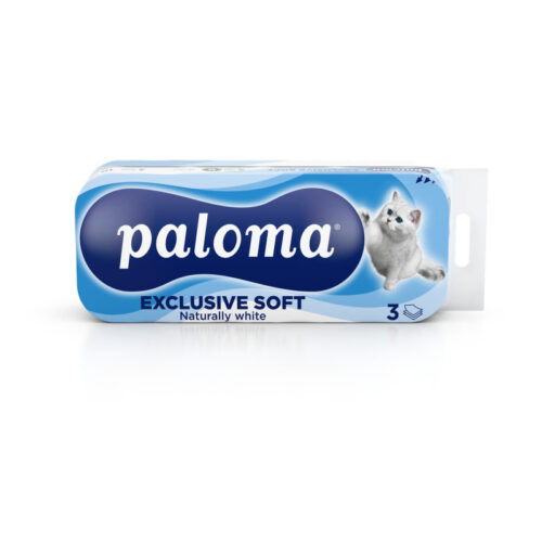 Papír toaletní Paloma Exclusive 3-vrstvý / 10 ks