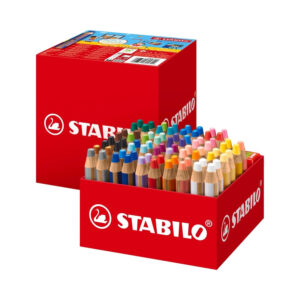 18098-large_default Pastelky STABILO® Woody multifunkční XL školní set / 76 barev + 4 ks ořezávátek