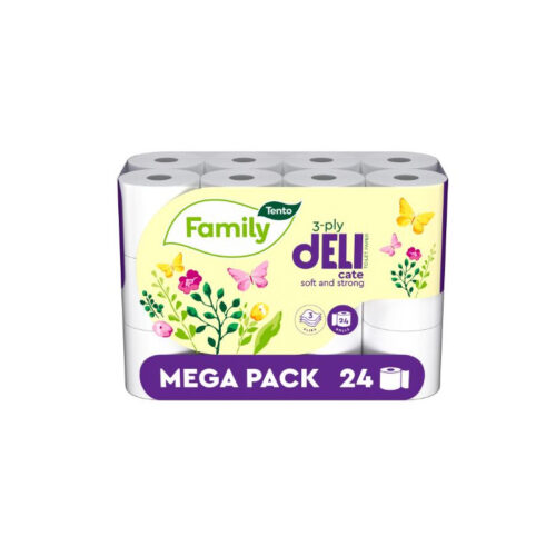 Papír toaletní Tento Delicade- 3 vrstvý / 24 rolí