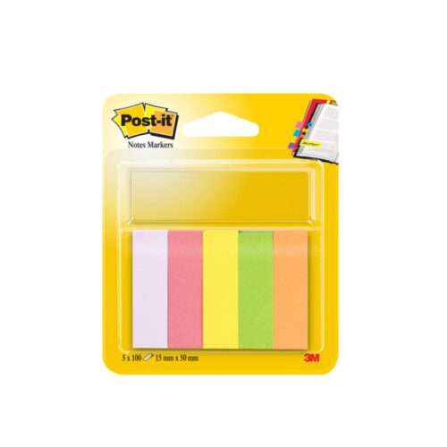 2236-large_default Samolepicí bločky Post-it značkovací - 15 mm x 50 mm / 5 x 100 lístků