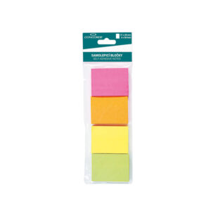 Samolepicí bločky Concorde neonové - 51 mm x 38 mm / 4 ks