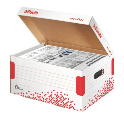 2568-large_default Archivní kontejner Speedbox - s víkem / bílá / 623911