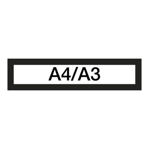 3059-large_default Magnetický informační rámeček LEAN A4/A3 - 317 x 75 mm / černá / 10 ks